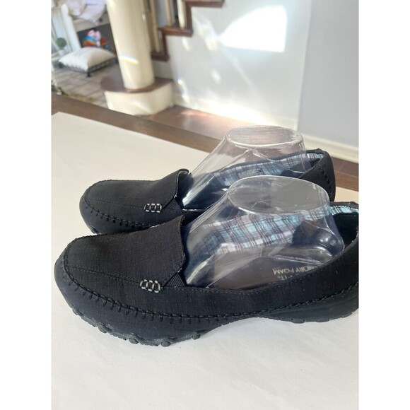 Skechers Relaxed Fit Bikers Alumni Women's Shoes Black Size 11 Slip On Comfort - Picture 1 of 8